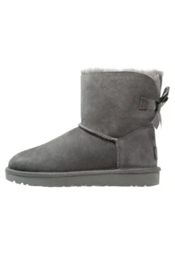 Ugg Mini Bailey Bow - Korte Laarzen - Grey -Ugg Winkel 06ed4da065a94283ba59611d66dadbef