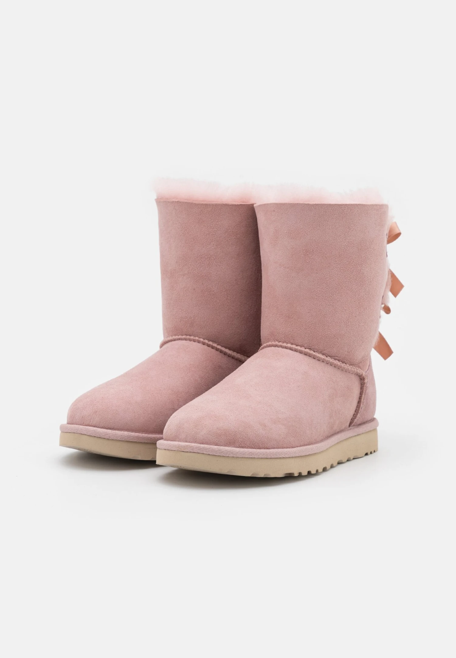Ugg Bailey Bow - Korte Laarzen - Rose Grey 3 Ugg Bailey Bow - Korte Laarzen - Rose Grey - Afbeelding 3