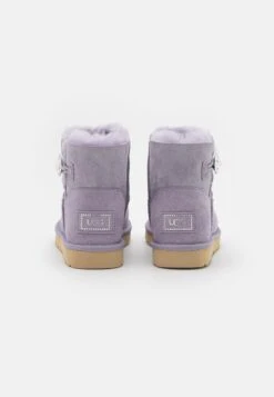 Ugg Mini Bailey Button Bling - Korte Laarzen - June Gloom -Ugg Winkel 4748b6eda77748119b0a22a8d1618f7e