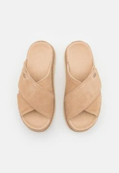 Ugg GoldenstarCross Slide - Muiltjes - Driftwood -Ugg Winkel 4f10c063237b43d2844f22fef25fe5d9