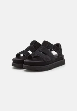 Ugg Goldenstar Strap - Sandalen Met Plateauzool - Black -Ugg Winkel 545e66eaf16b488693da570a7bcd5d18