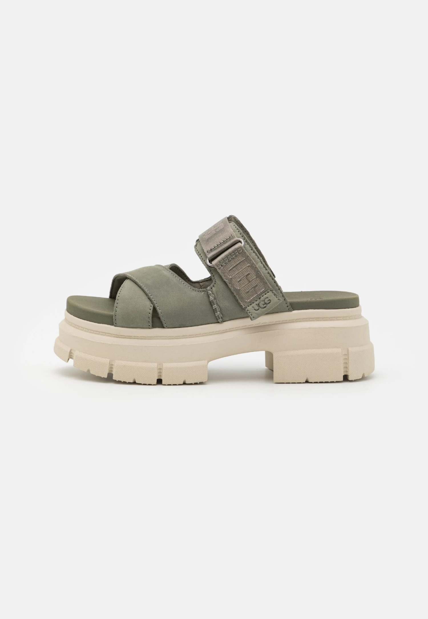 Ugg Ashton Slide - Muiltjes Met Hak - Moss Green 2 Ugg Ashton Slide - Muiltjes Met Hak - Moss Green - Afbeelding 2
