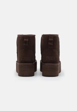 Ugg Classic Mini Platform - Enkellaarsjes Met Plateauzool - Burnt Cedar -Ugg Winkel 617e1fa32a324e8fb382dd0c84b036f9