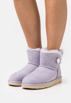 Ugg Mini Bailey Button Bling - Korte Laarzen - June Gloom
