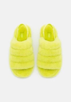 Ugg Fluff Yeah Slide - Sandalen Met Plateauzool - Key Lime -Ugg Winkel 8837a7d9c9564187be1b7d39008bb25e