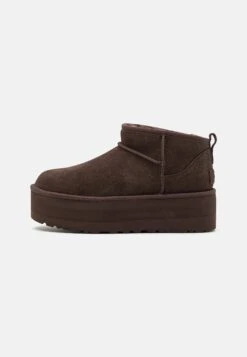 Ugg Classic Ultra Mini Platform - Enkellaarsjes Met Plateauzool - Burnt Cedar -Ugg Winkel 98dee7cda7aa4d74b8df5533ed6ce33f