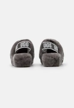 Ugg Fluff Yeah Slide - Pantoffels - Charcoal -Ugg Winkel a0de1e97267f4abd87b526639f4a6923