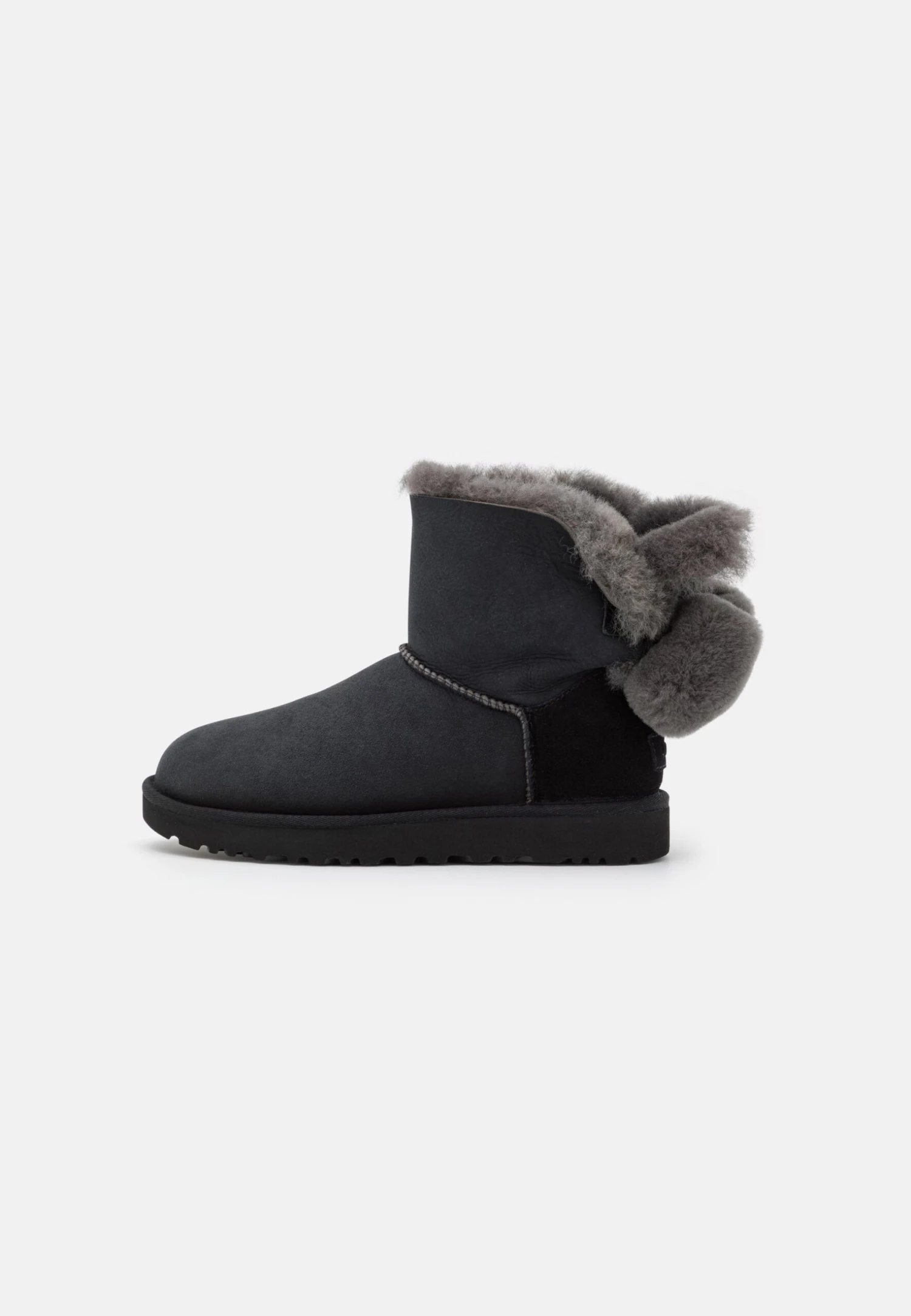 Ugg Mini Bailey Fuzzy Bow - Snowboots- Black 2 Ugg Mini Bailey Fuzzy Bow - Snowboots- Black - Afbeelding 2