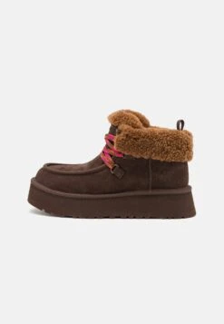 Ugg Funkarra Cabin Cuff - Enkellaarsjes Met Plateauzool - Burnt Cedar -Ugg Winkel c2e2b2388b574367ab9b283154100d63
