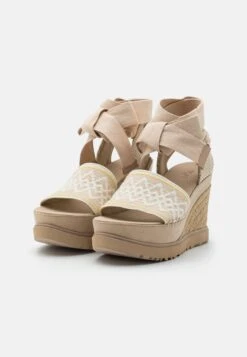 Ugg Abbot Ankle Wrap - Sandalen Met Hoge Hak - Driftwood -Ugg Winkel c754e8fc3370498d8516fc1b622e7a63