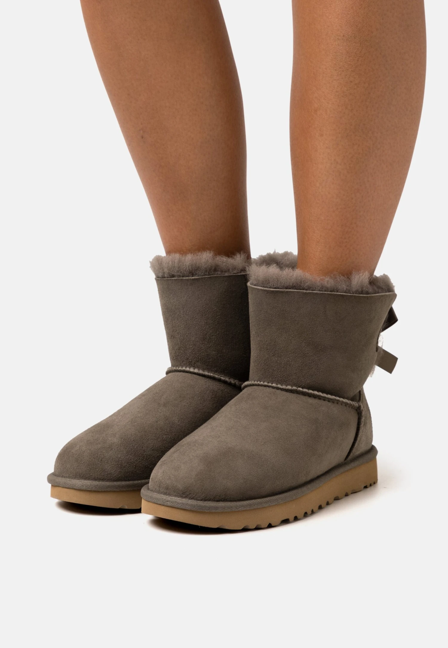 Ugg Mini Bailey Bow - Korte Laarzen - Slate 1 Ugg Mini Bailey Bow - Korte Laarzen - Slate