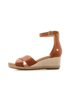 Ugg W Eugenia Pale- Sandalen Met Sleehak - Tan