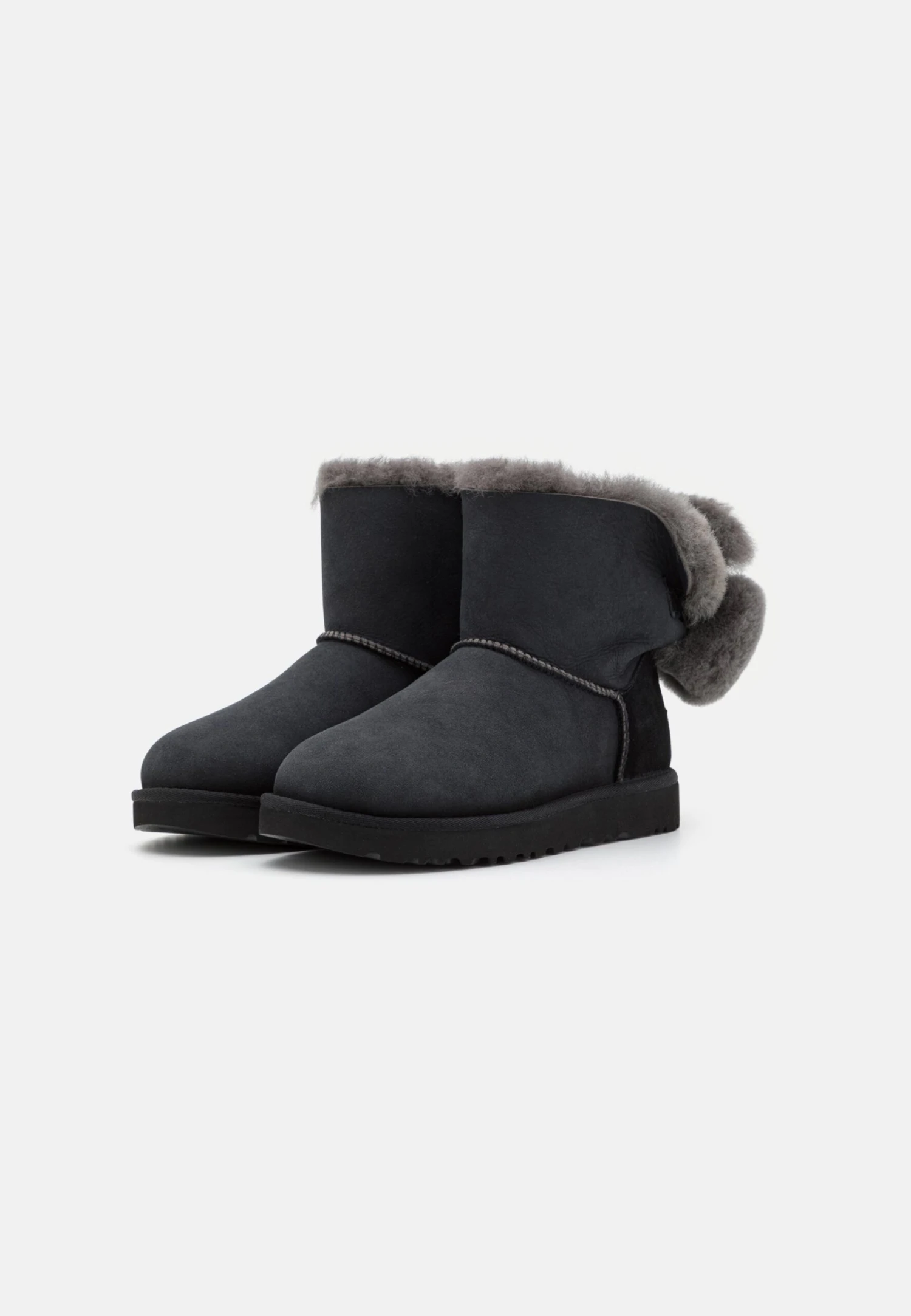 Ugg Mini Bailey Fuzzy Bow - Snowboots- Black 3 Ugg Mini Bailey Fuzzy Bow - Snowboots- Black - Afbeelding 3