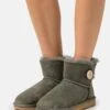 Ugg Mini Bailey Button - Korte Laarzen - Forest Night