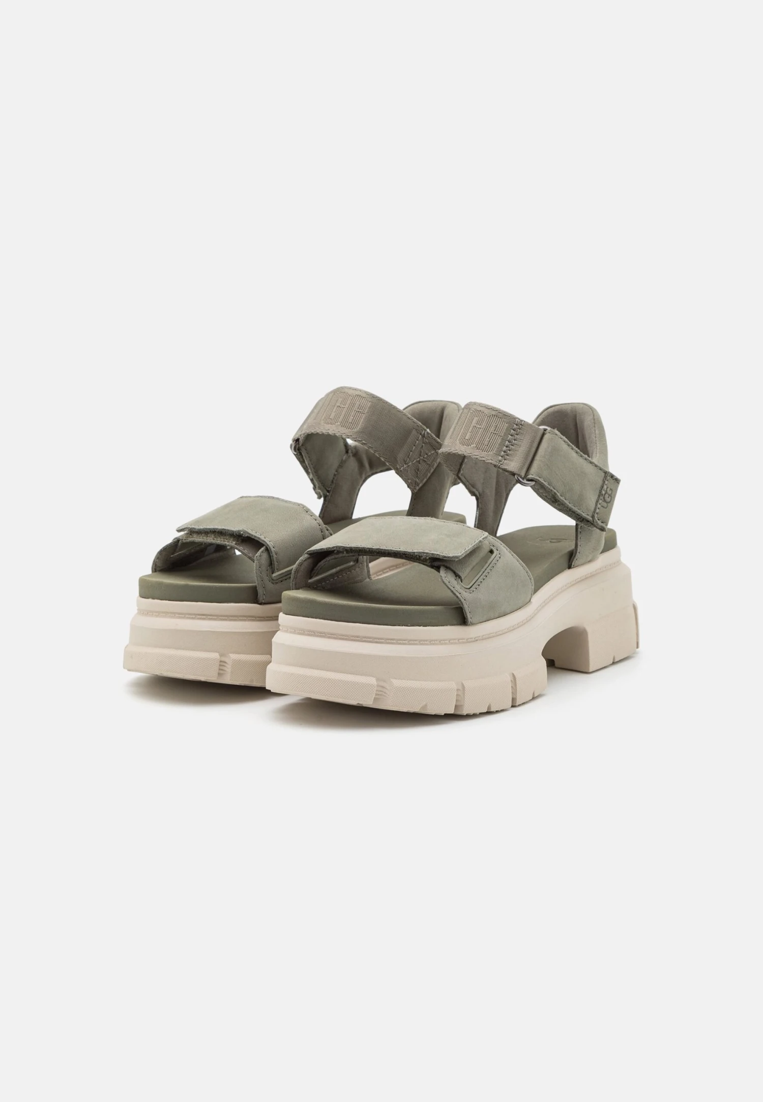 Ugg Ashton Ankle - Sandalen Met Plateauzool - Moss Green 3 Ugg Ashton Ankle - Sandalen Met Plateauzool - Moss Green - Afbeelding 3