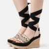 Ugg Abbot Ankle Wrap - Sandalen Met Hoge Hak - Black -Ugg Winkel f9cbdcfd8ea74d988d0417785ee4bc02